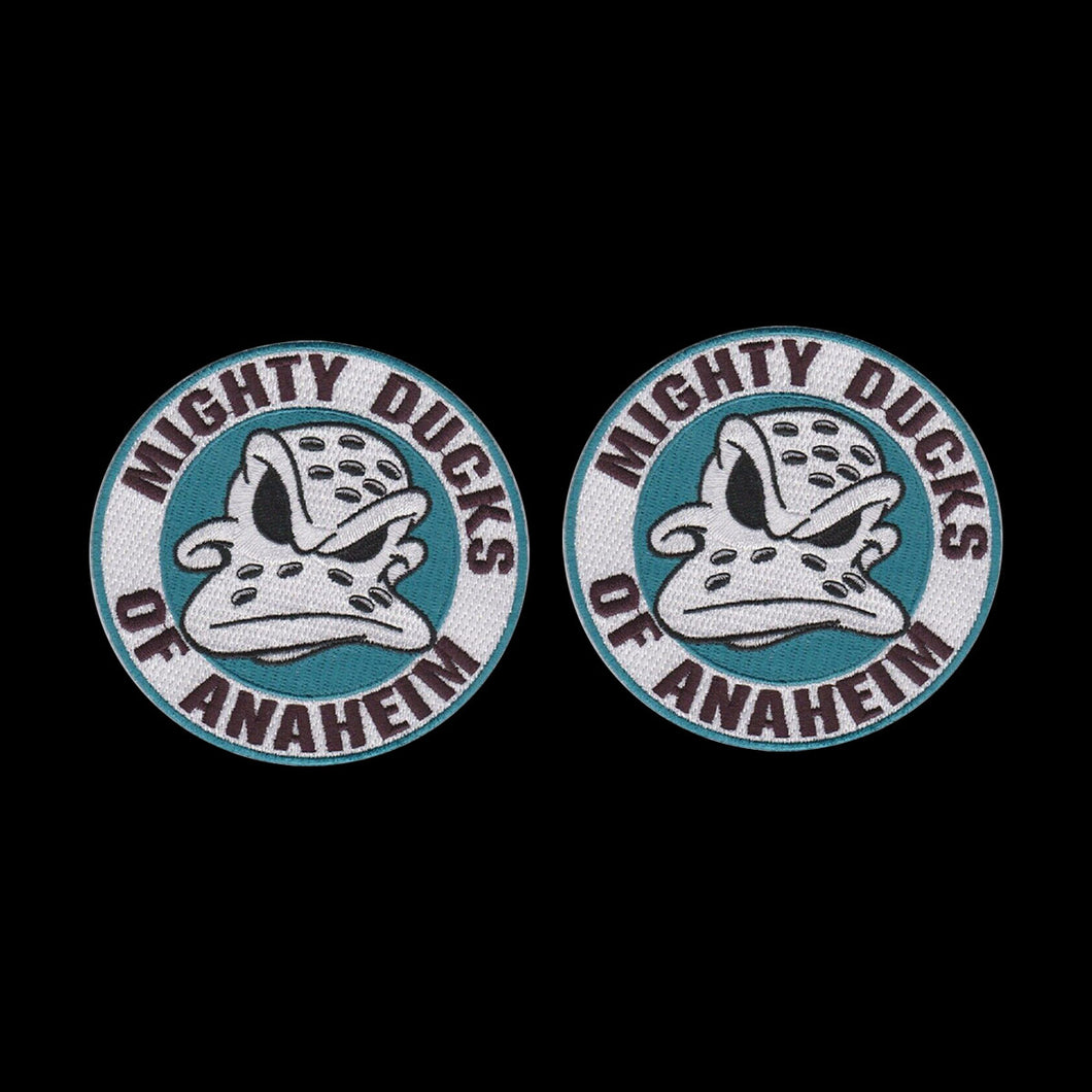 Lot of Two Anaheim Mighty Ducks Shoulder Patch