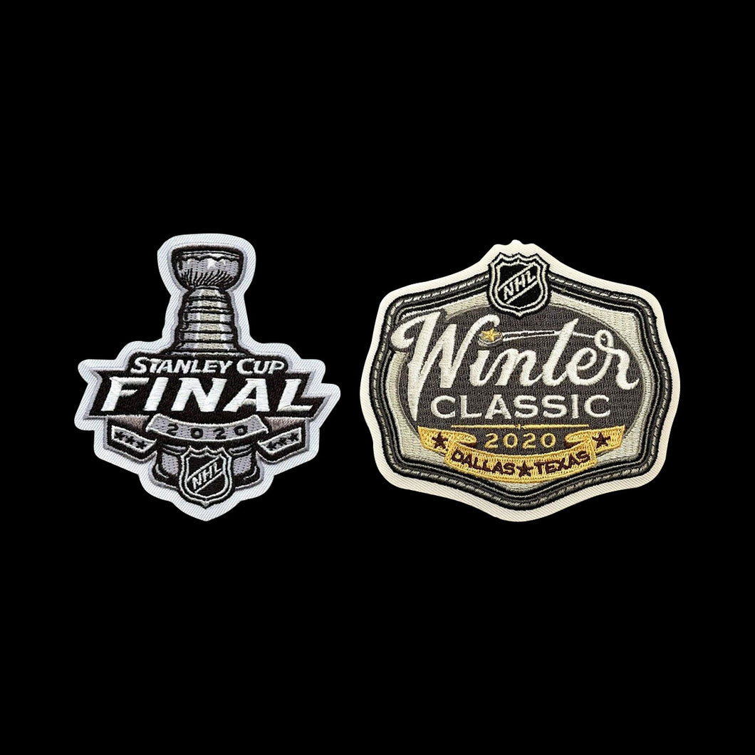 Lot of Two 2020 Stanley Cup Final & 2020 Winter Classic Jersey Patch