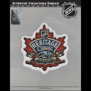 2016 NHL Heritage Classic Patch Winnipeg Jets Vs. Edmonton Oilers