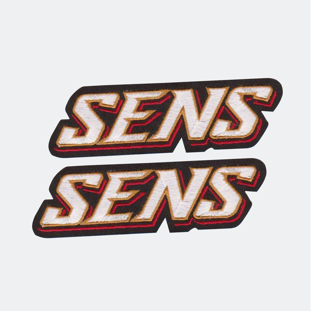 Lot Of 2 NHL Ottawa Senators Sens Most Recent Team Logo Jersey Patch