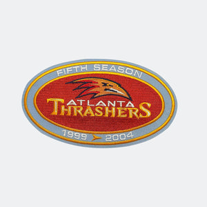 A Lot of Two Atlanta Thrashers 5th Anniversary Team Logo Jersey Shoulder Patch