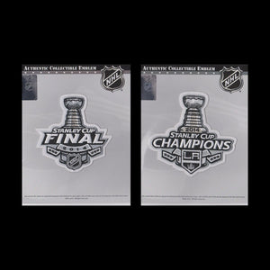 Lot of Two 2014 NHL Stanely Cup Champion and Final Patch